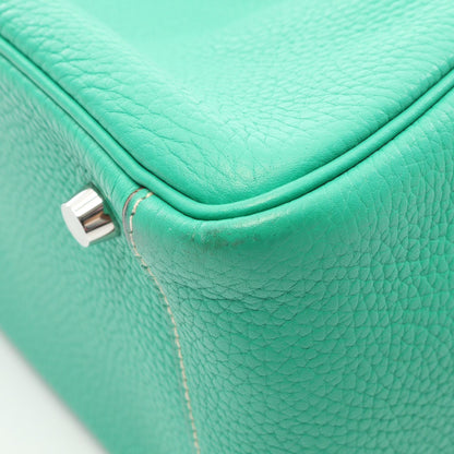 HERMES Lindy 26 Verso Mint Shoulder Bag