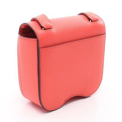 HERMES Della Cavalleria Mini Epsom Red Shoulder Bag