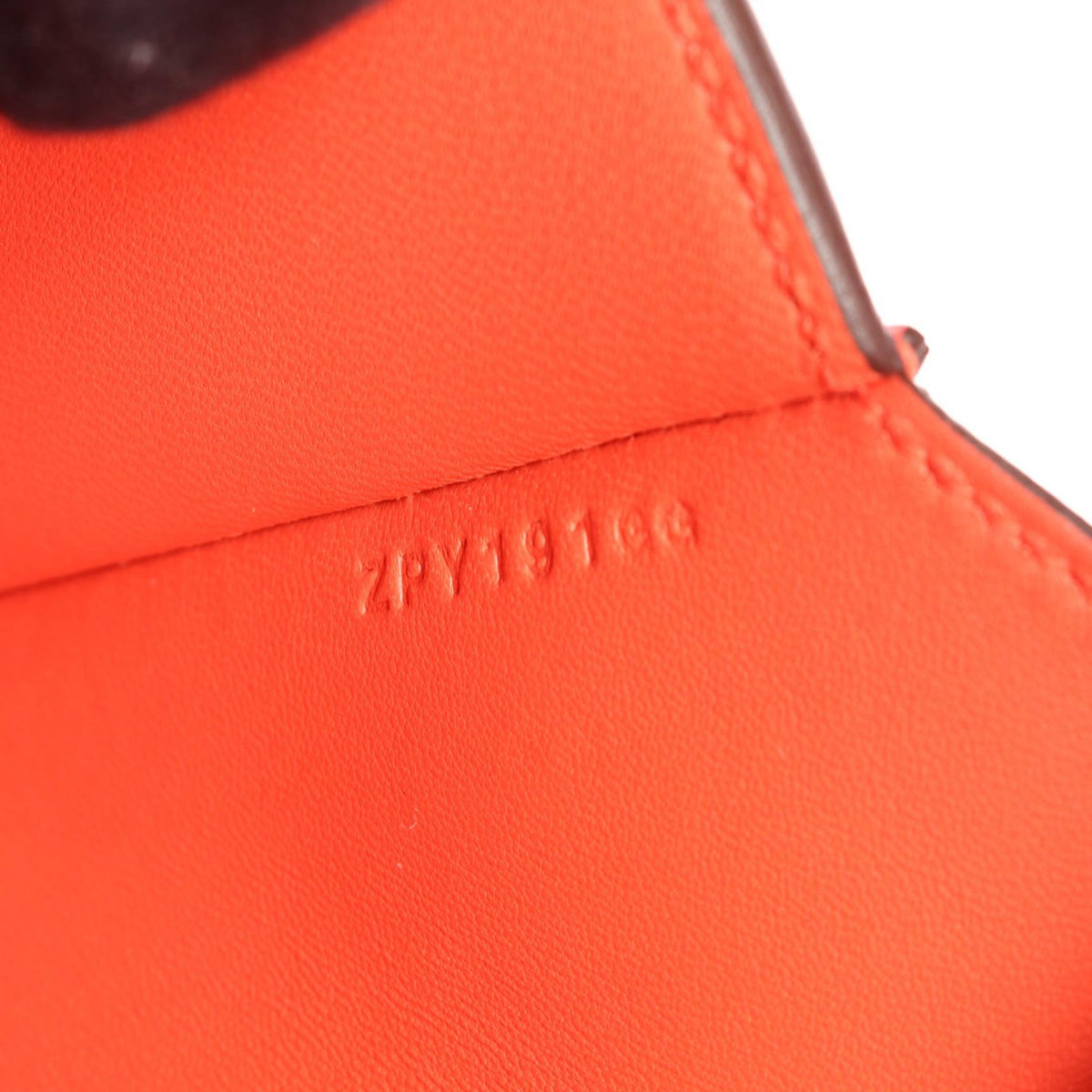 HERMES Della Cavalleria Mini Epsom Red Shoulder Bag