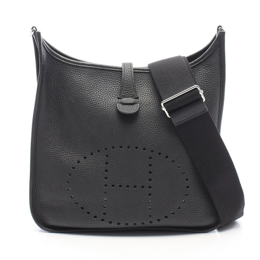 HERMES Evelyne 3 PM Taurillon Bag Black