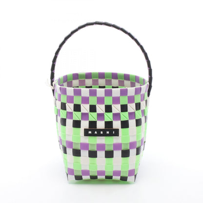 MARNI Pod Kid Handle Bag Green Leather