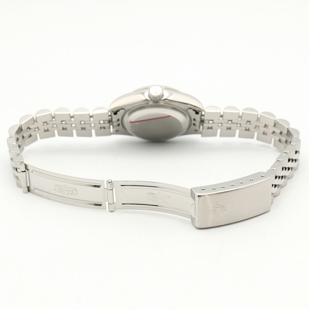 ROLEX Datejust K18 WG SS Watch Baton Dial