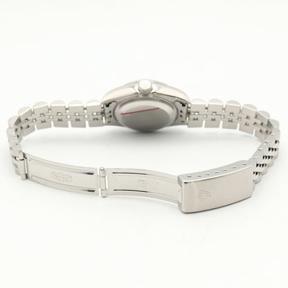 ROLEX Datejust K18 WG SS Watch Baton Dial