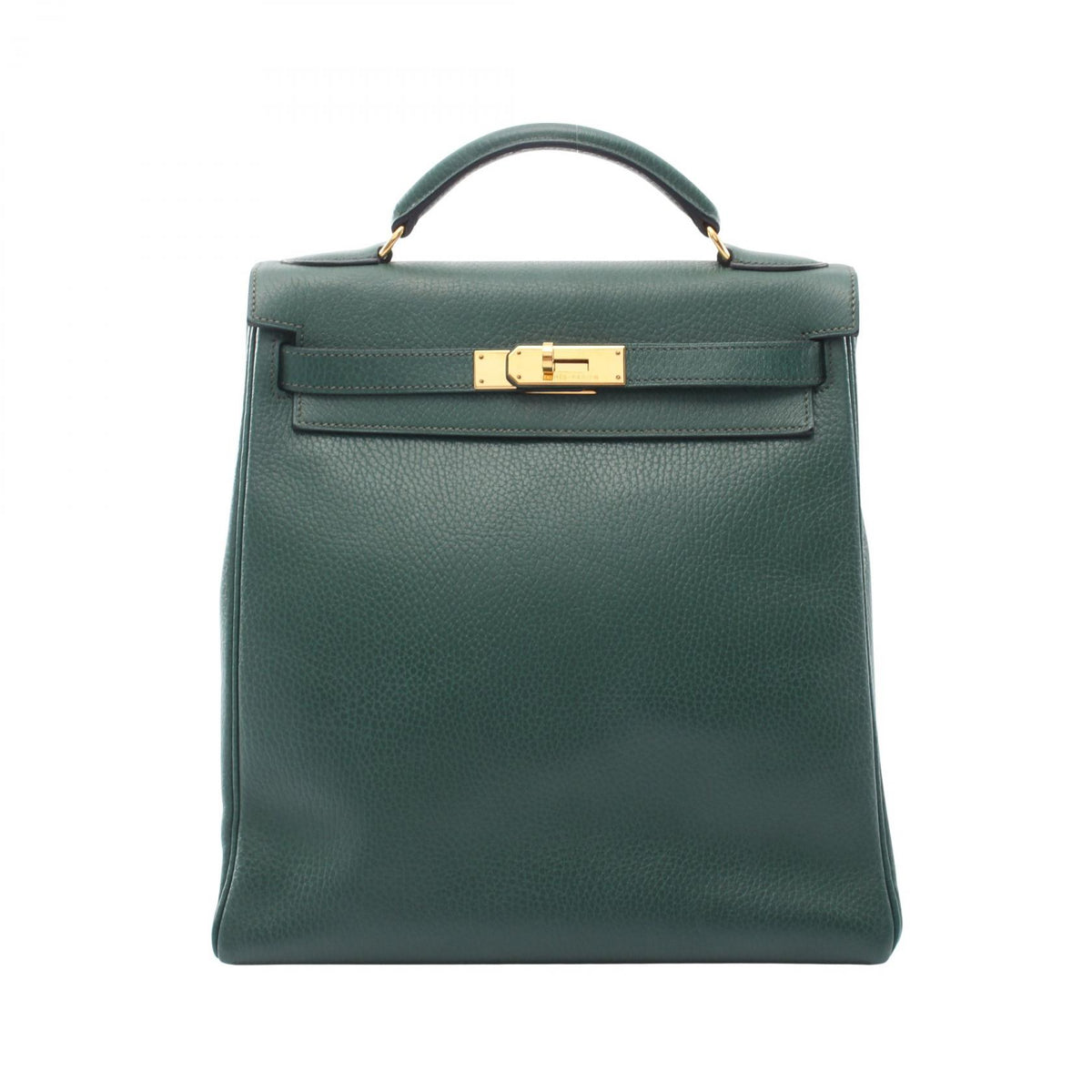 HERMES Kelly Ad GM Leather Backpack
