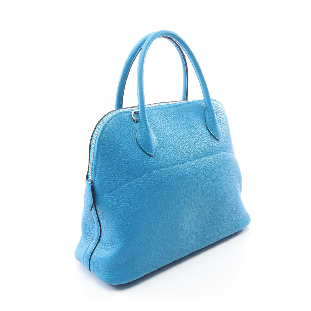 HERMES Bolide 31 Bleu Clemence Bag
