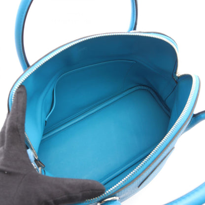 HERMES Bolide 31 Bleu Clemence Bag