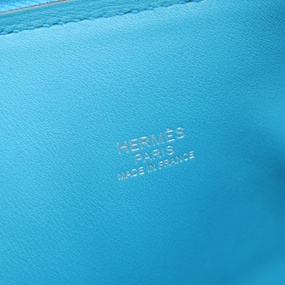 HERMES Bolide 31 Bleu Clemence Bag