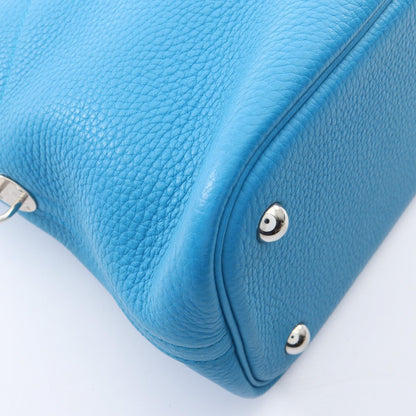 HERMES Bolide 31 Bleu Clemence Bag