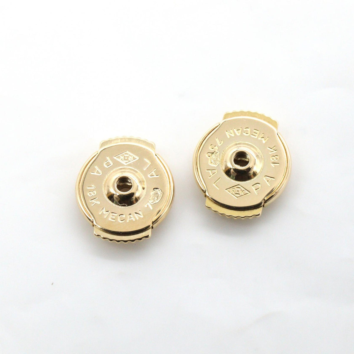 CARTIER Doorknocker Motif Gold Earrings