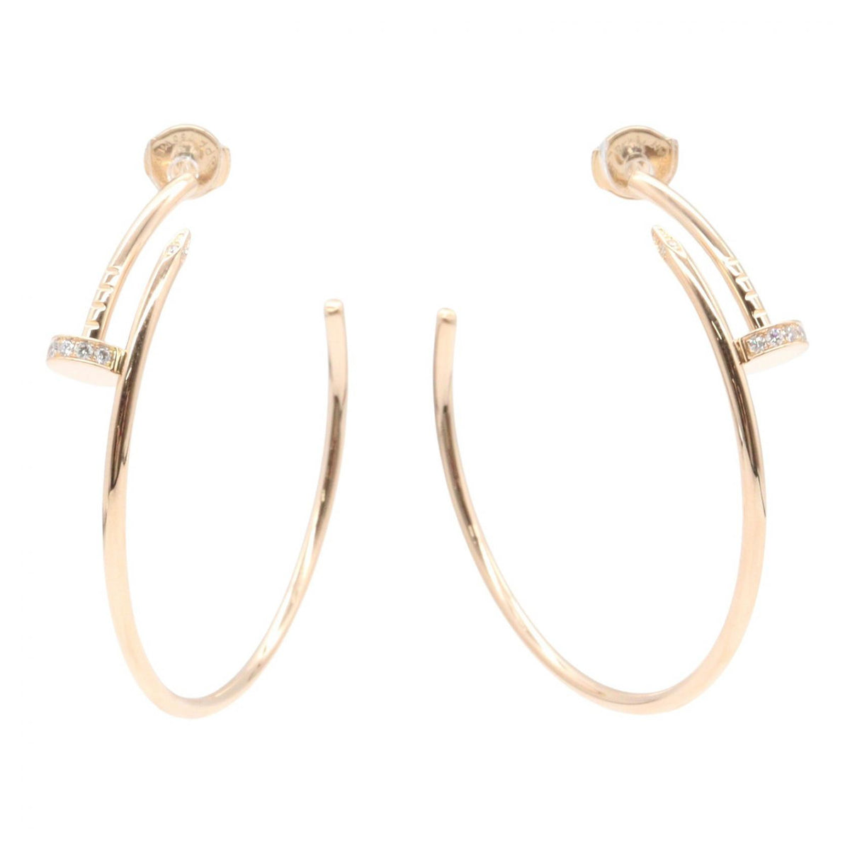 CARTIER Juste Un Clou Earrings K18PG