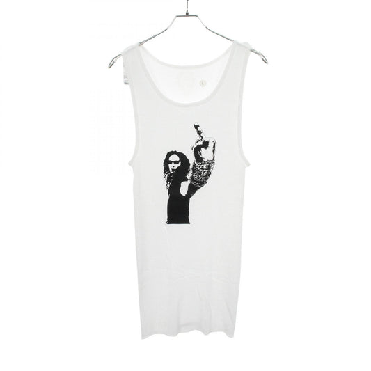 CHROME HEARTS Richard Stark Rib Tank Top White Size L