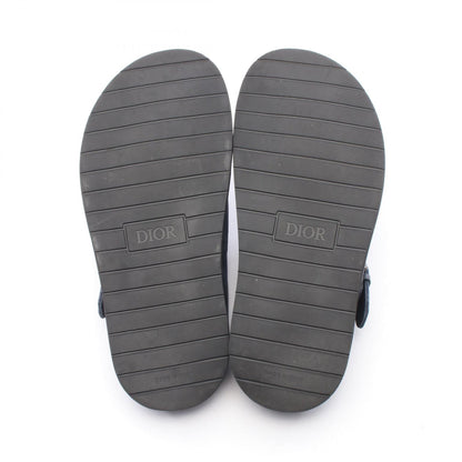 Dior Aqua Mule Fabric Sandals Blue Size EU 40