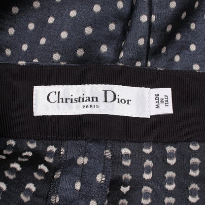 Dior Dot Silk Cotton Shorts Size F38