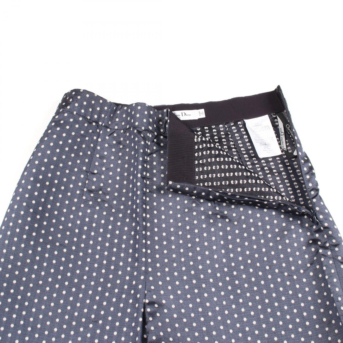 Dior Dot Silk Cotton Shorts Size F38