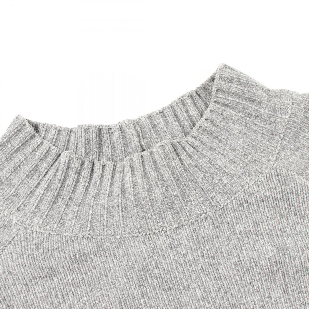 Emporio Armani Gray Black High-Neck Knit Sweater Size M