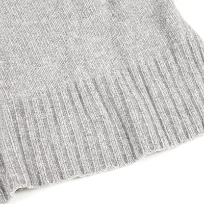 Emporio Armani Gray Black High-Neck Knit Sweater Size M
