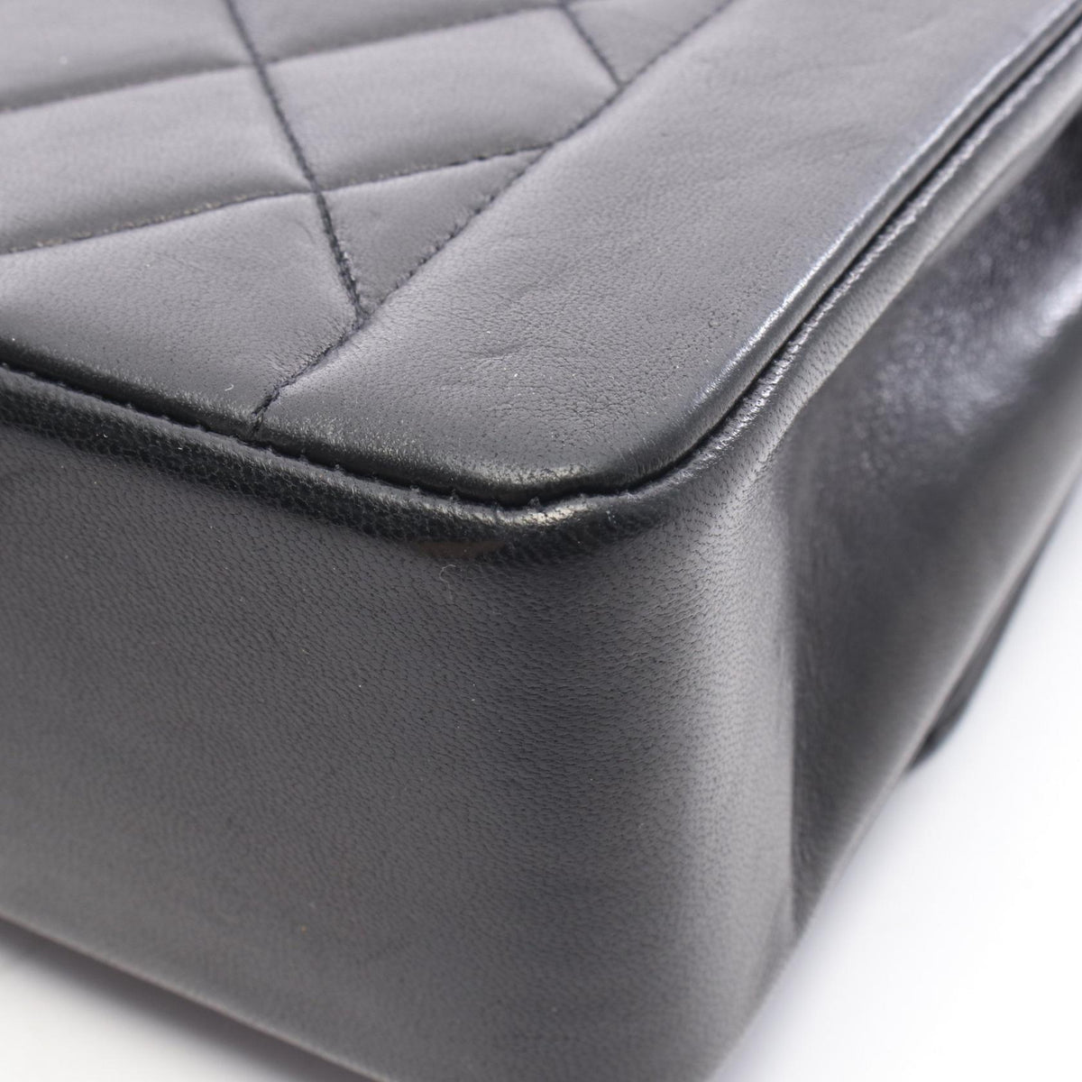 CHANEL Matelassé Diana Flap Bag Black
