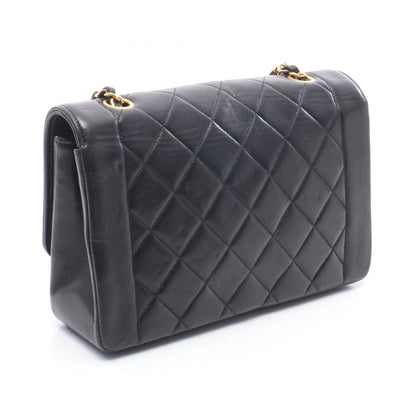 CHANEL Matelassé Diana Flap Bag Black