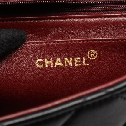 CHANEL Matelassé Diana Flap Bag Black