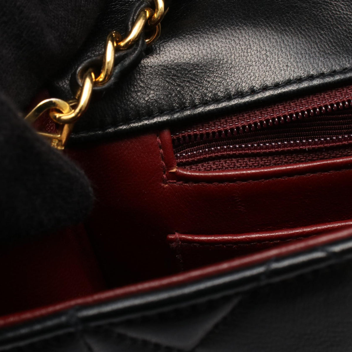 CHANEL Matelassé Diana Flap Bag Black