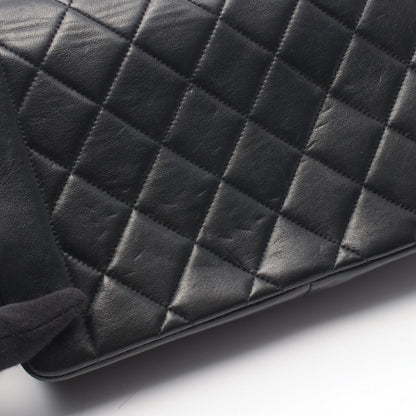 CHANEL Matelassé Diana Flap Bag Black