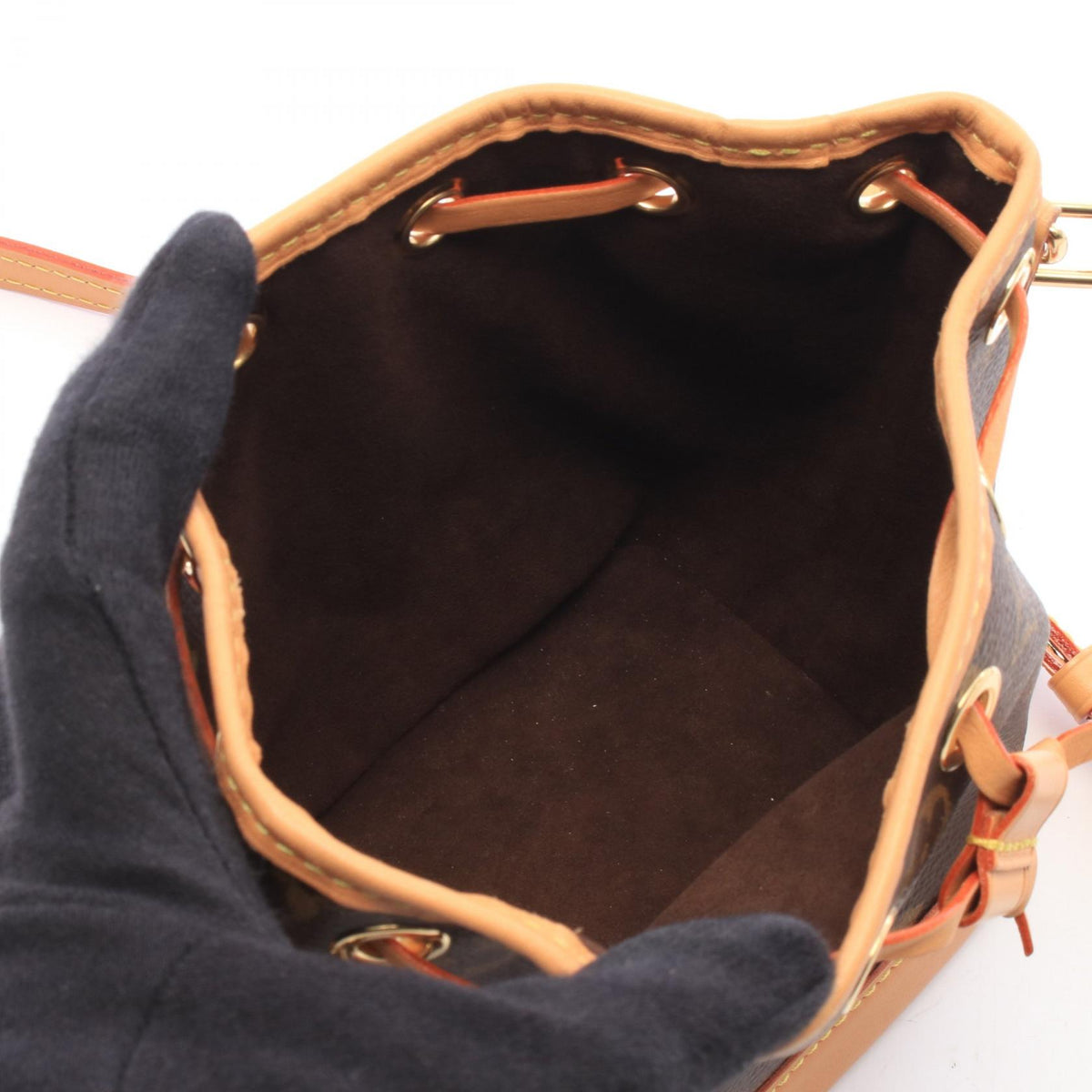 LOUIS VUITTON Nano Noe Monogram Handle Bag