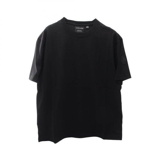 CANADA GOOSE Novo Tonal Label Cotton T-Shirt Black Size M