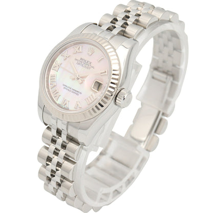 ROLEX Datejust K18WG Pink Jubilee Watch
