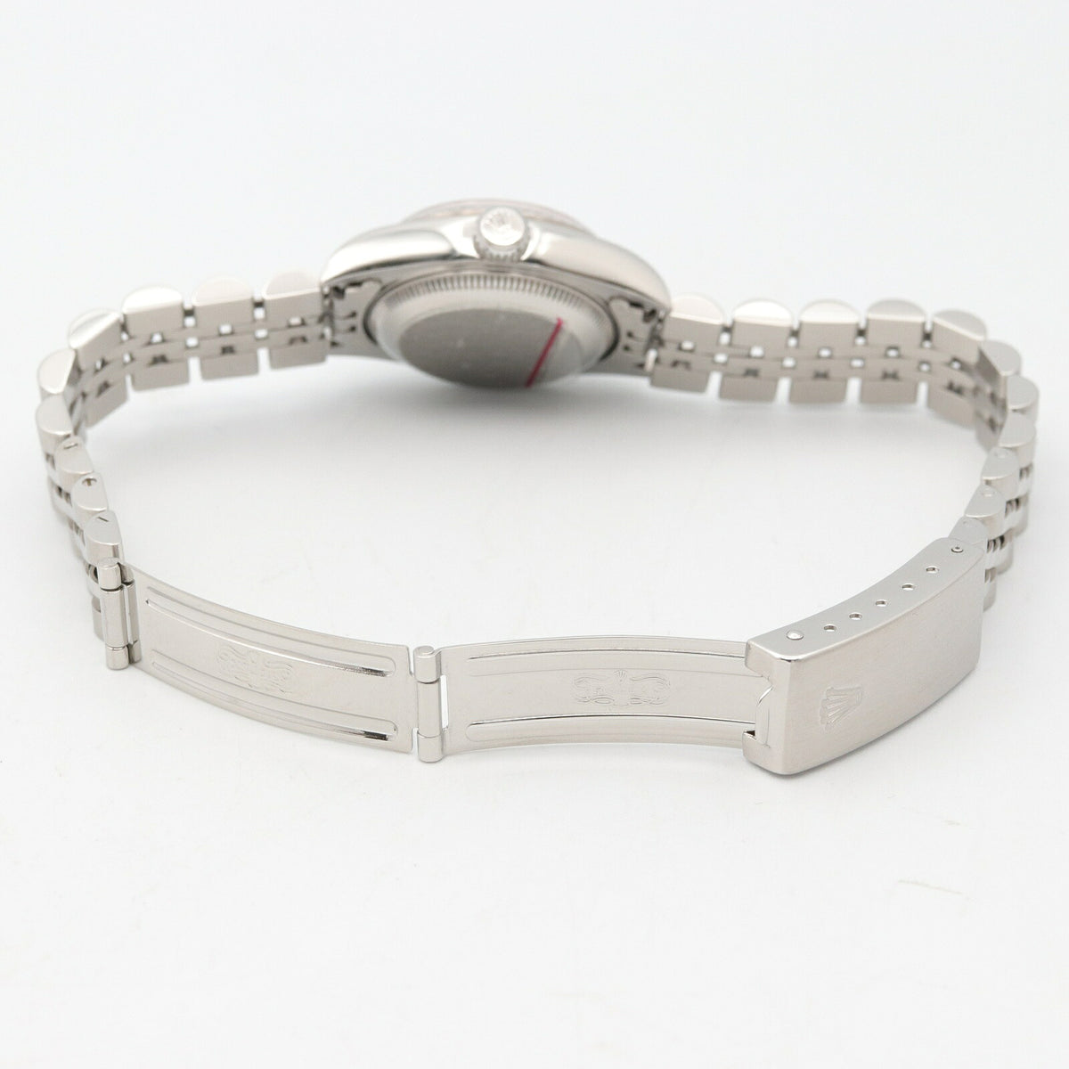 ROLEX Datejust K18WG SS Roman Watch White