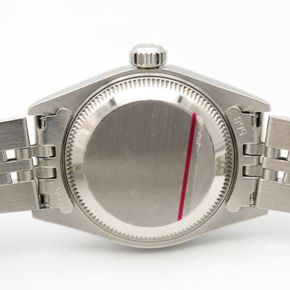 ROLEX Datejust K18WG SS Roman Watch White