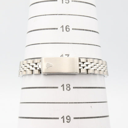 ROLEX Datejust K18WG SS Roman Watch White