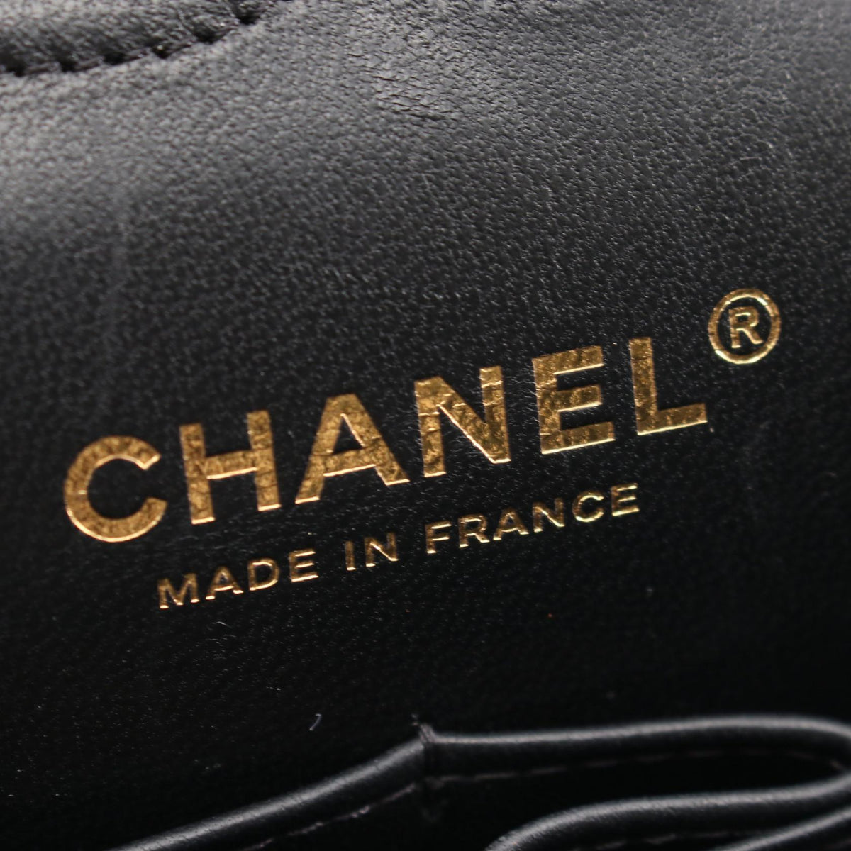 CHANEL Matelassé Double Black Lambskin Shoulder Bag