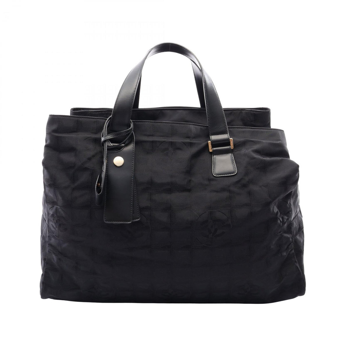 CHANEL New Travel Line Nylon Bag Black