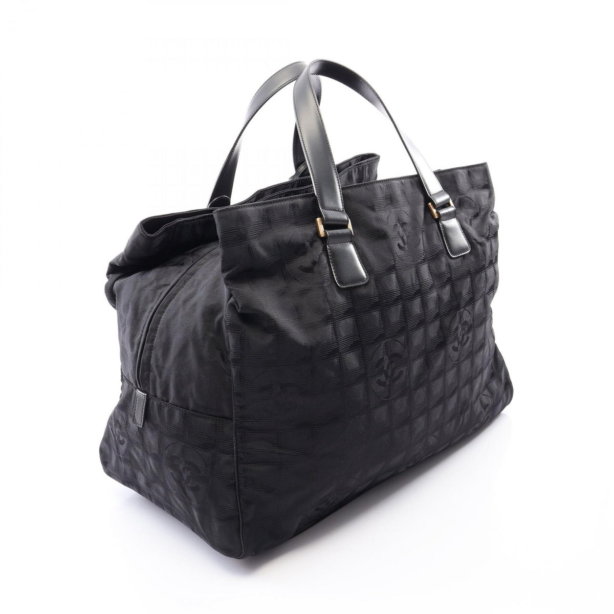 CHANEL New Travel Line Nylon Bag Black