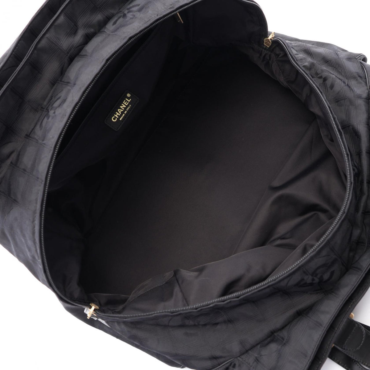 CHANEL New Travel Line Nylon Bag Black