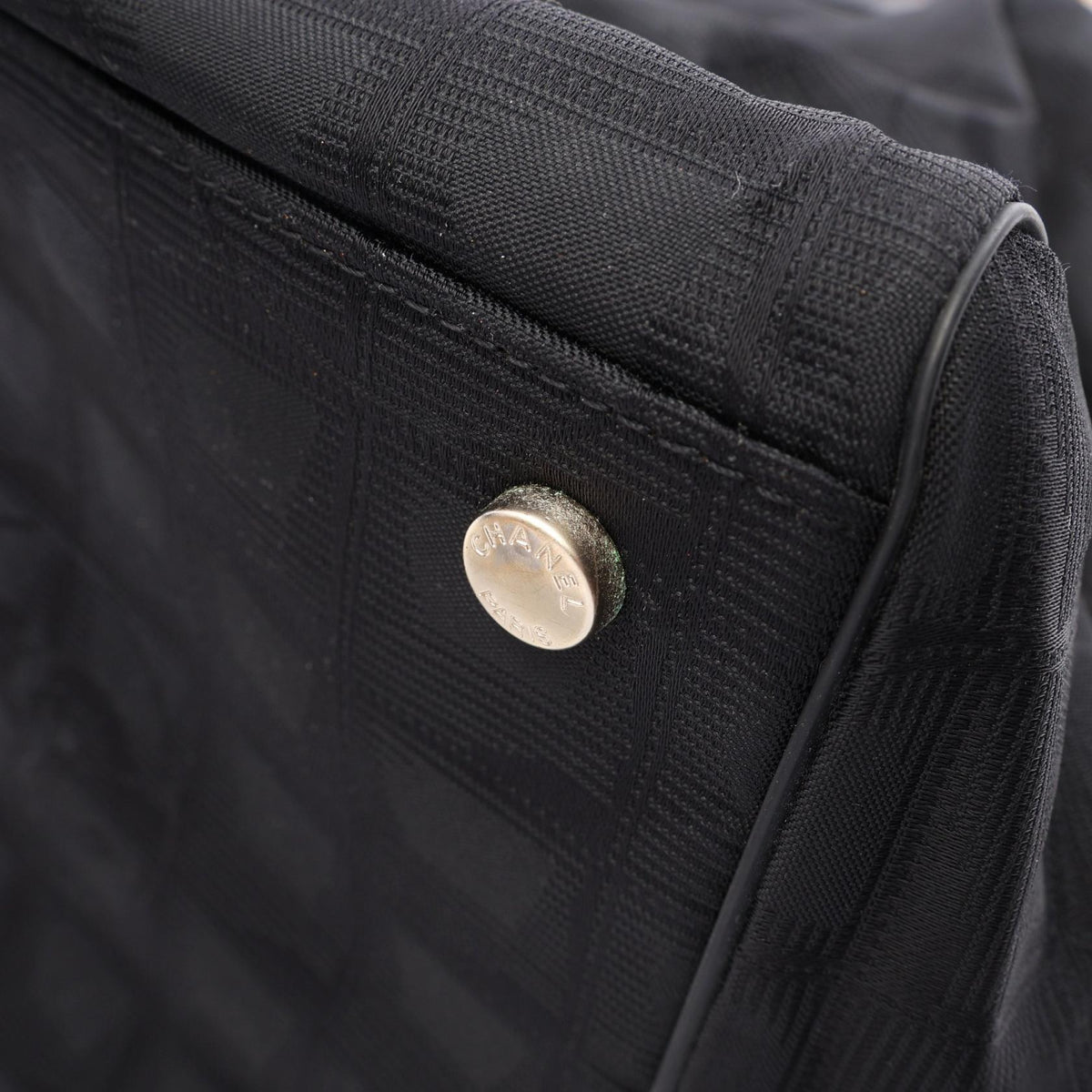 CHANEL New Travel Line Nylon Bag Black