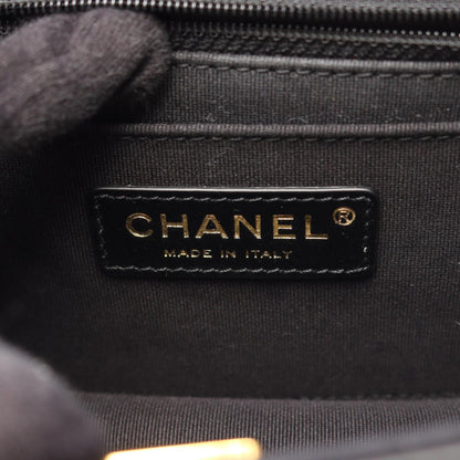 CHANEL Matelasse Small Flap Shoulder Bag Black