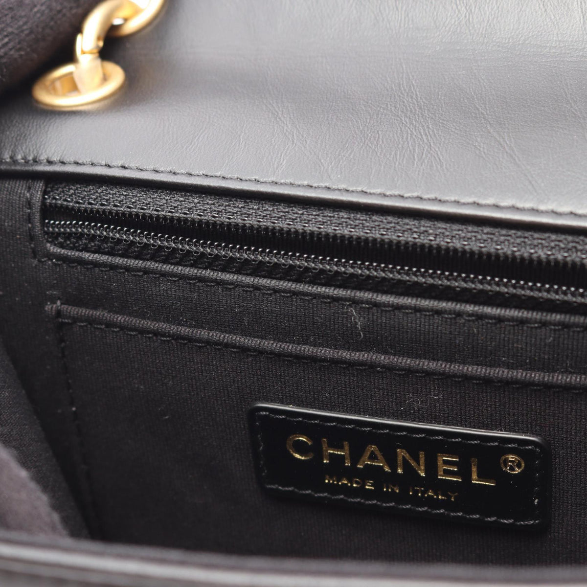 CHANEL Matelasse Small Flap Shoulder Bag Black