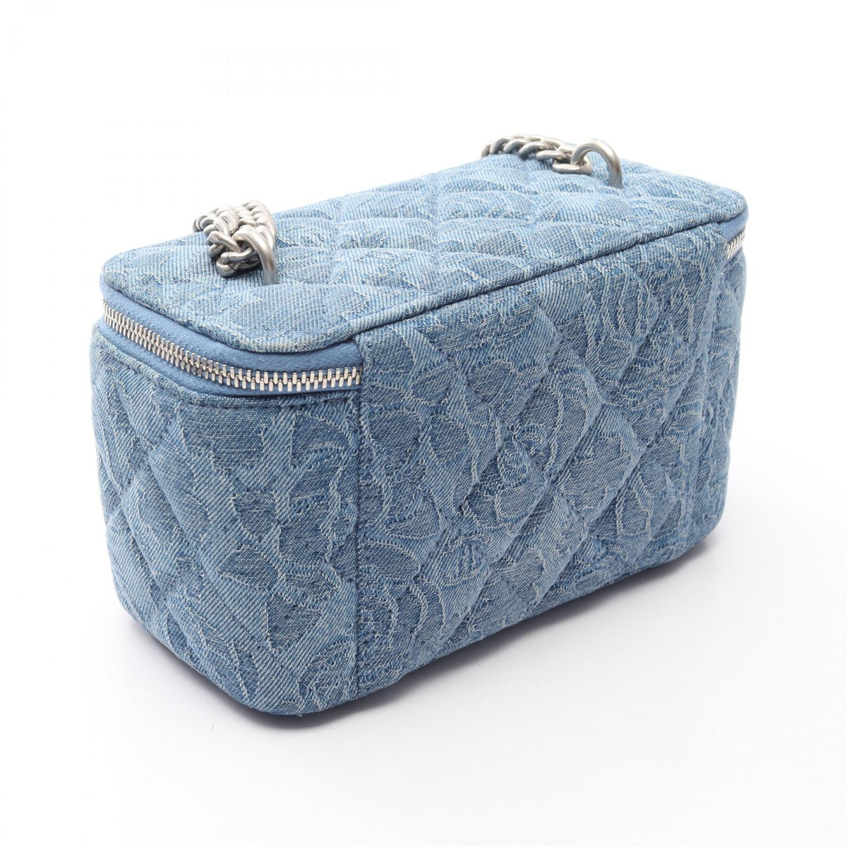 CHANEL Matelasse Vanity Denim Bag Blue