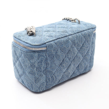 CHANEL Matelasse Vanity Denim Bag Blue