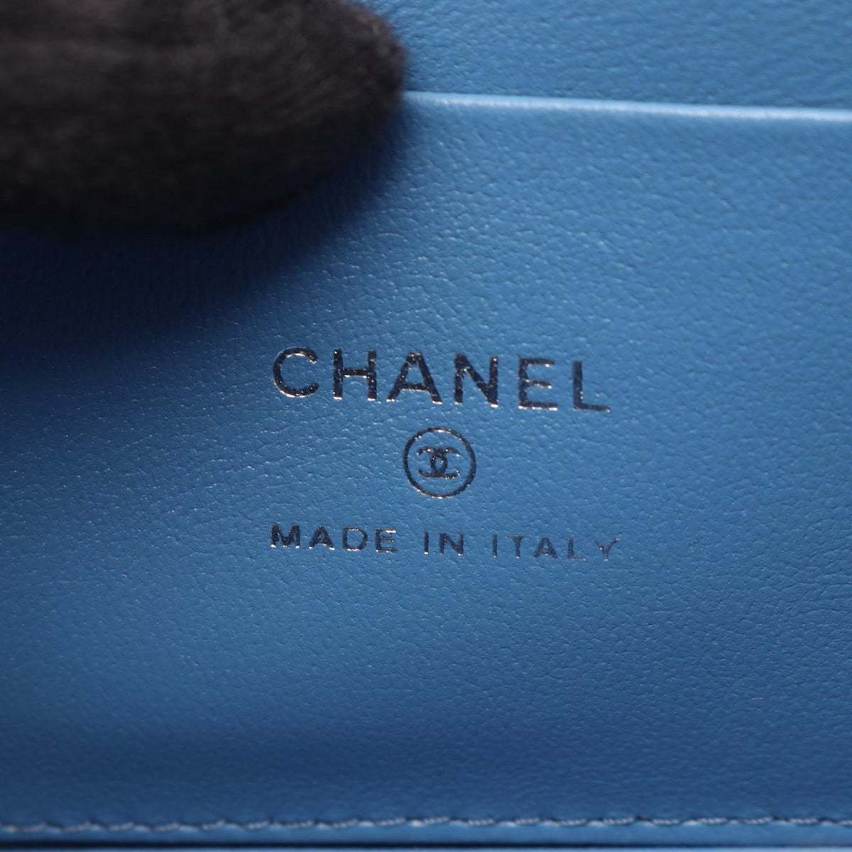 CHANEL Matelasse Vanity Denim Bag Blue