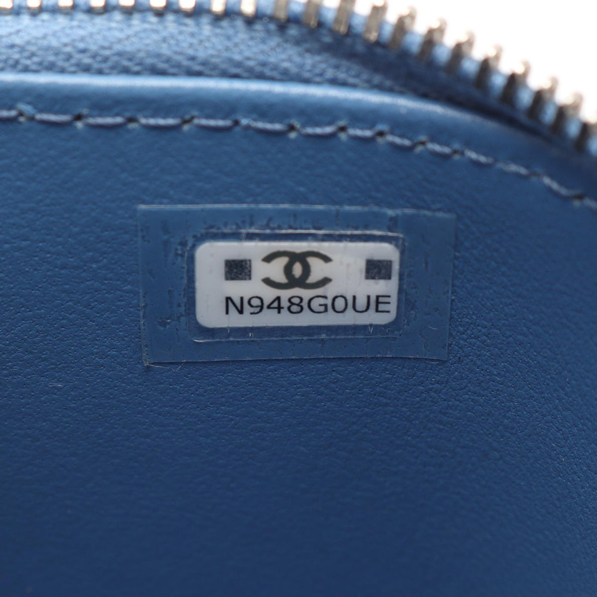 CHANEL Matelasse Vanity Denim Bag Blue