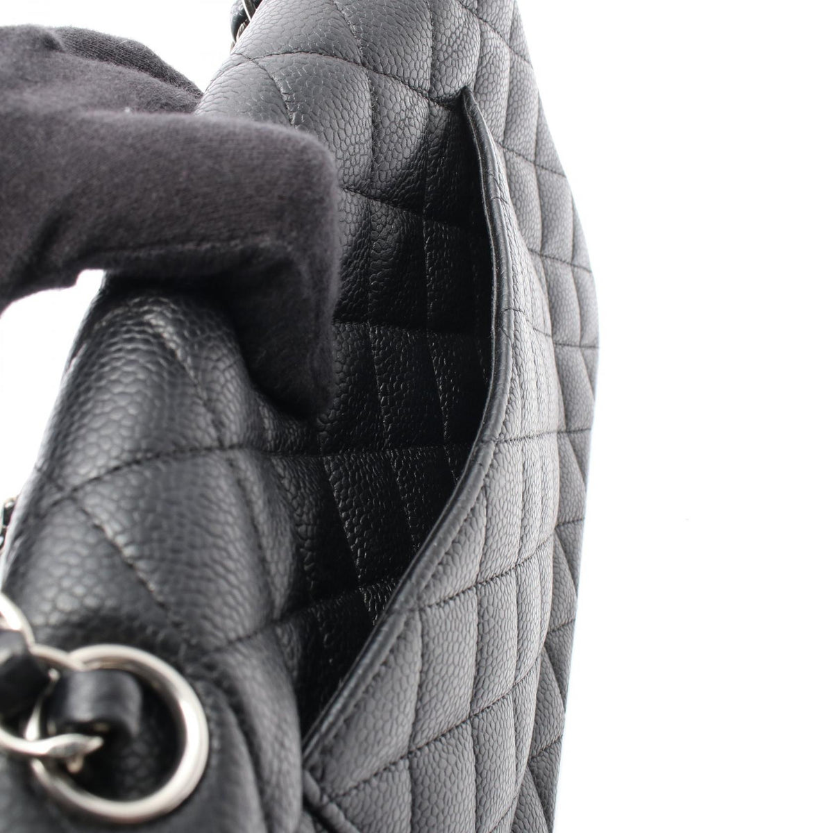 CHANEL Matelasse Double Flap Shoulder Bag
