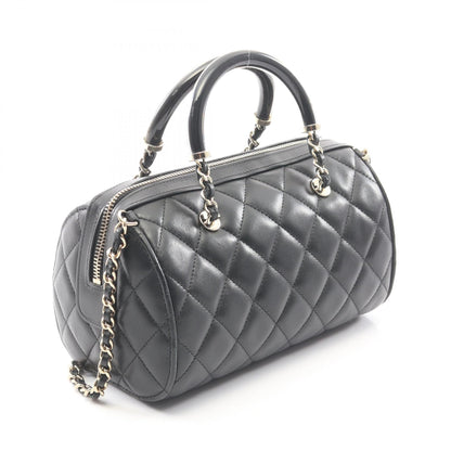 CHANEL Matelasse Lambskin 2WAY Handle Bag