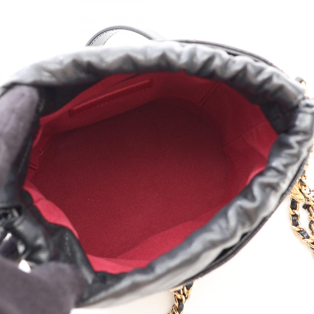CHANEL Matelasse Drawstring Bucket Bag