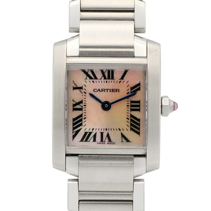 CARTIER Tank Française SM SS Shell Watch