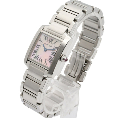 CARTIER Tank Française SM SS Shell Watch