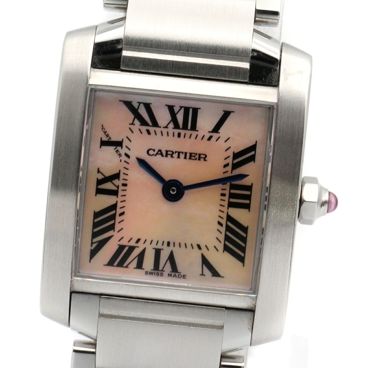 CARTIER Tank Française SM SS Shell Watch