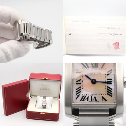 CARTIER Tank Française SM SS Shell Watch