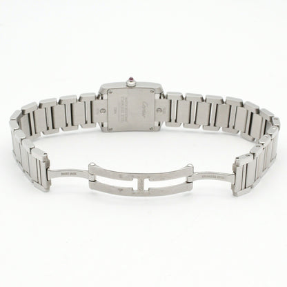 CARTIER Tank Française SM SS Shell Watch